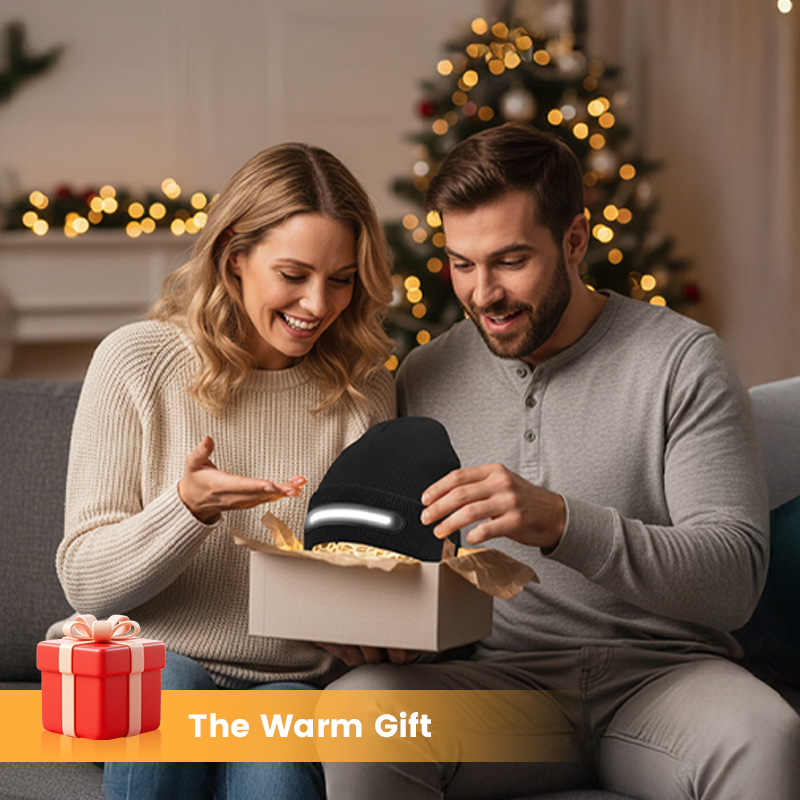 ⏳Limited time 50% discount💥🎁Rechargeable Bluetooth Beanie Hat with Light