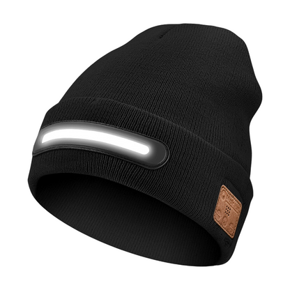 ⏳Limited time 50% discount💥🎁Rechargeable Bluetooth Beanie Hat with Light