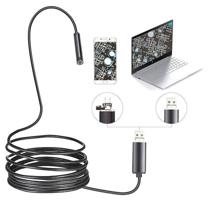 ⏰Now only 50% Off!🔥3 In 1 Waterproof USB Endoscope Camera with LED