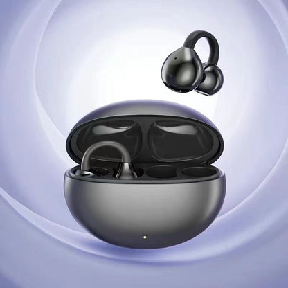 Bluetooth 5.4 Clip-On Open Ear Earbuds with Noise Cancelling