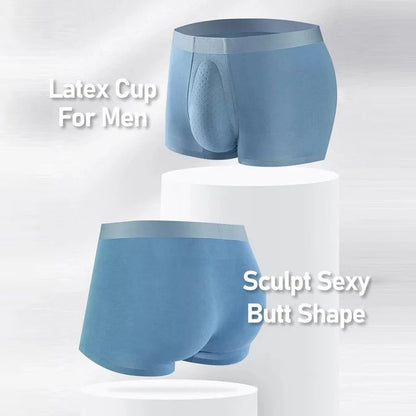 Summer hot sale⚡Men‘s Organic Latex Support Pouch Trunks