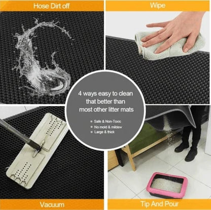 Double Layer Non-Slip Pet Cat Litter Mat-UP TO 50% OFF