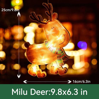 ⛄Christmas pre-sale🎄2023 Christmas Window Hanging Lights💡