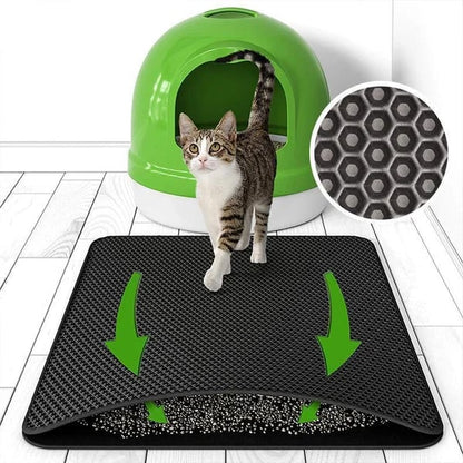 Double Layer Non-Slip Pet Cat Litter Mat-UP TO 50% OFF