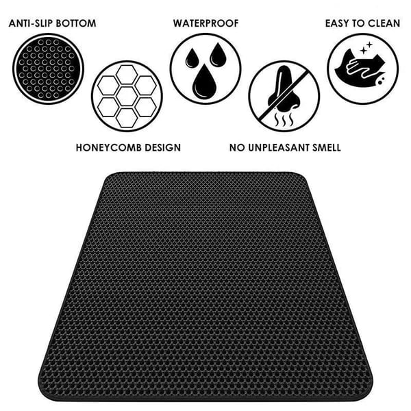 Double Layer Non-Slip Pet Cat Litter Mat-UP TO 50% OFF