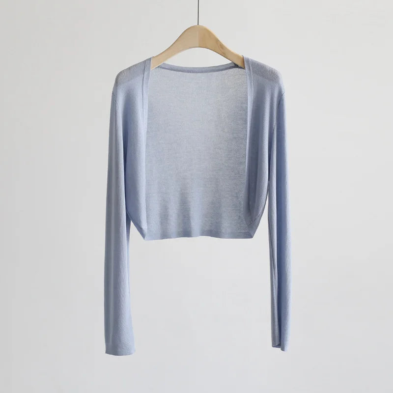 Ice Silk Cardigan Air Conditioning Shirt – morningso