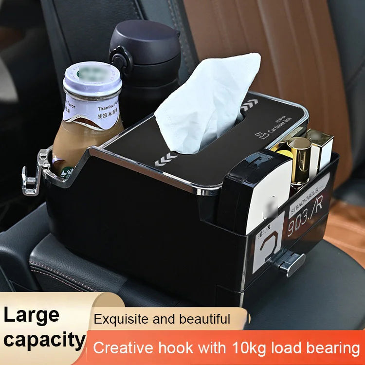 Car Armrest Box Storage Box With Hook