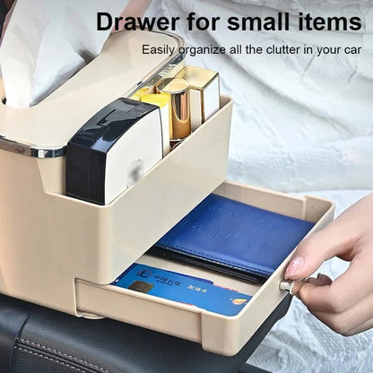 Car Armrest Box Storage Box With Hook