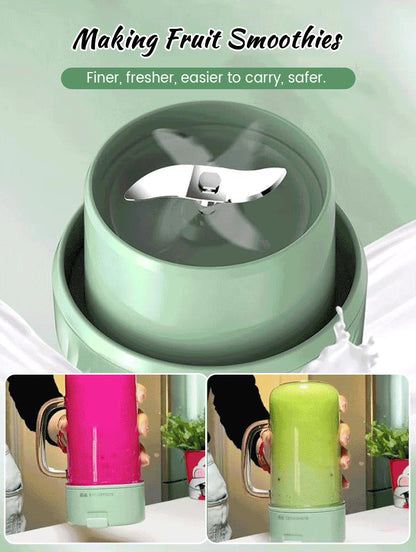 6-Blade Spinning Glass (With A Straw)