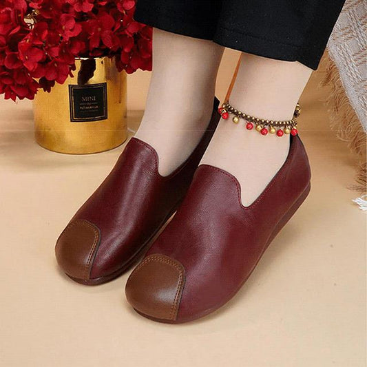 2023 New Retro Ladies Shoes With Soft Sole Flat Shoes With Soft Surface