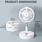 Multi-function Wireless Rechargeable Spray Fan