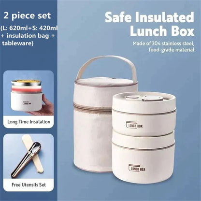 Portable Stainless Steel Insulation Lunch Box