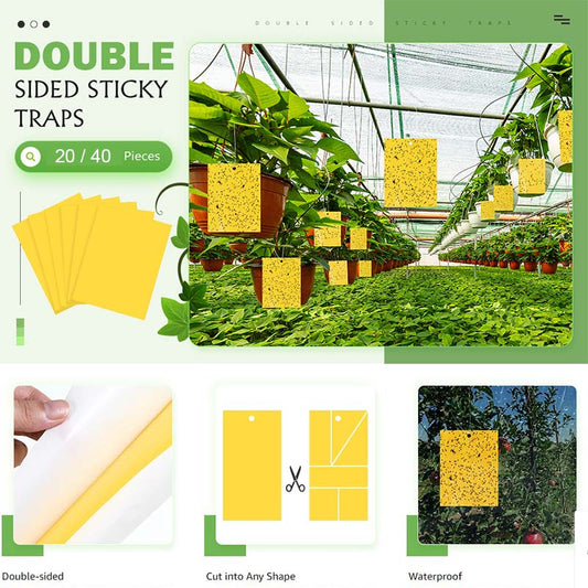 Double-Sided Sticky Insect Board(20PCS/40PCS)