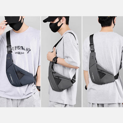 Sling Bag for Men Lightweight Slim Shoulder Bag Backpack Chest Bag