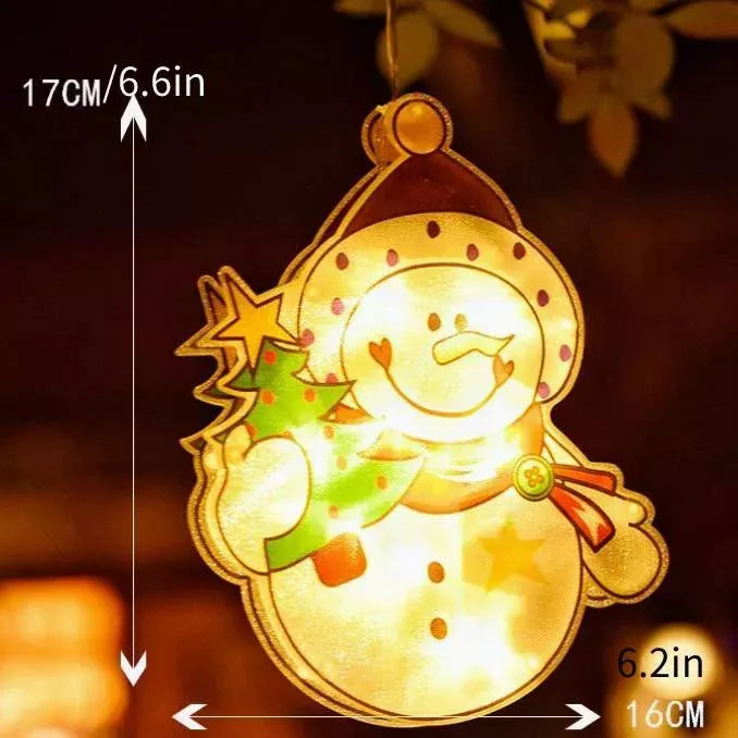 ⛄Christmas pre-sale🎄2023 Christmas Window Hanging Lights💡