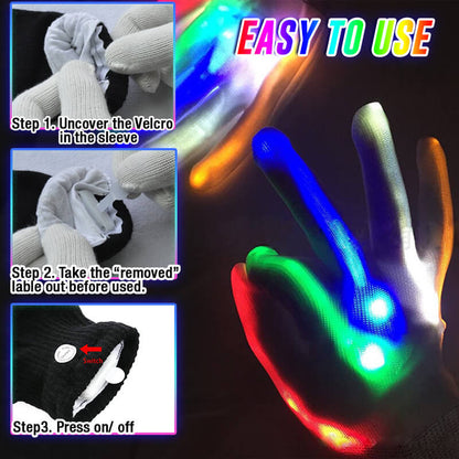 Finger flash gloves