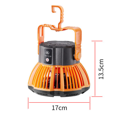 Portable Camping Fan with LED Lantern