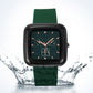 Silicone Band Square Dial Watch