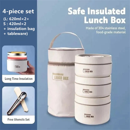 Portable Stainless Steel Insulation Lunch Box