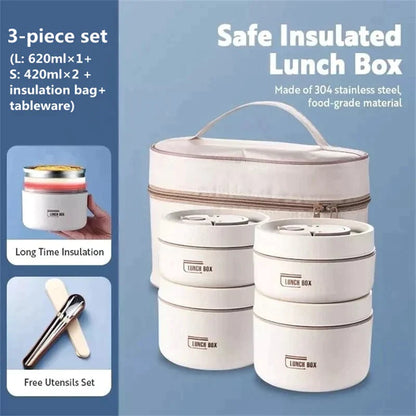 Portable Stainless Steel Insulation Lunch Box