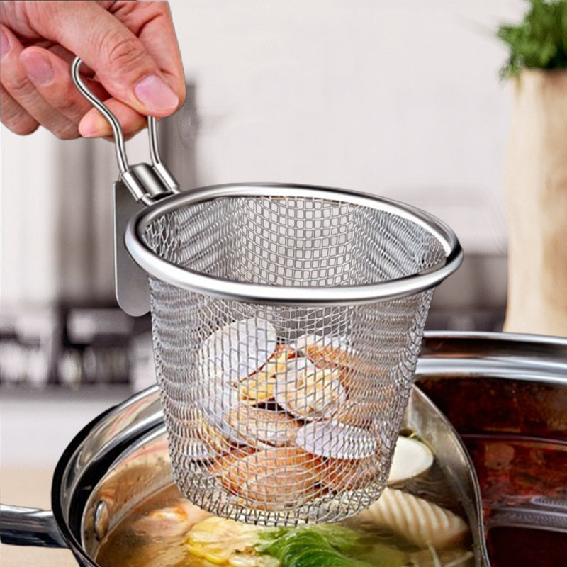 Stainless Steel Hot Pot Food Mesh Colander