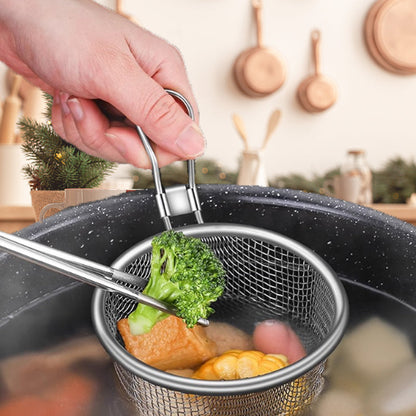 Stainless Steel Hot Pot Food Mesh Colander