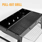 Drawer Type Foldable Portable BBQ Grill with Stand
