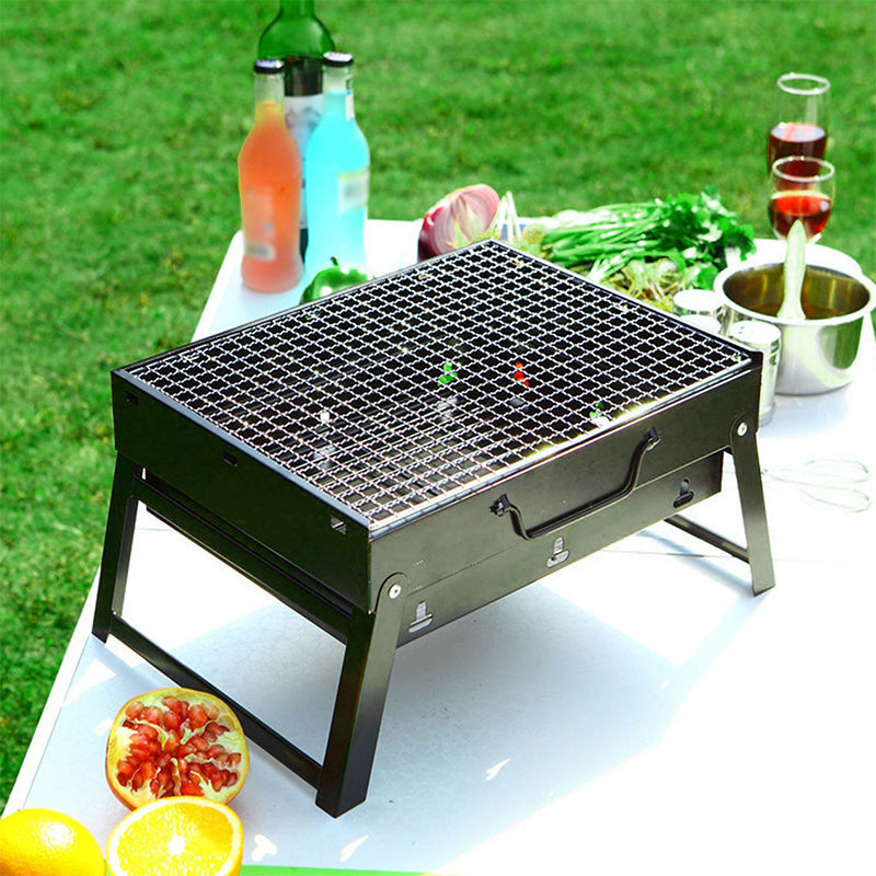 Drawer Type Foldable Portable BBQ Grill with Stand