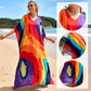 Print Beach Cover-up Long Dress