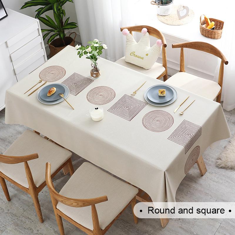 Multi-functional waterproof, oil-proof, heat-resistant, and wash-free tablecloth