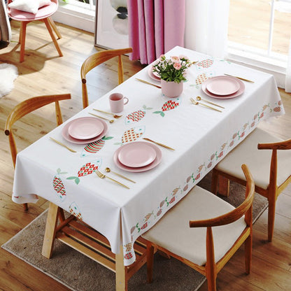 Multi-functional waterproof, oil-proof, heat-resistant, and wash-free tablecloth