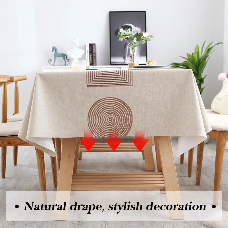 Multi-functional waterproof, oil-proof, heat-resistant, and wash-free tablecloth